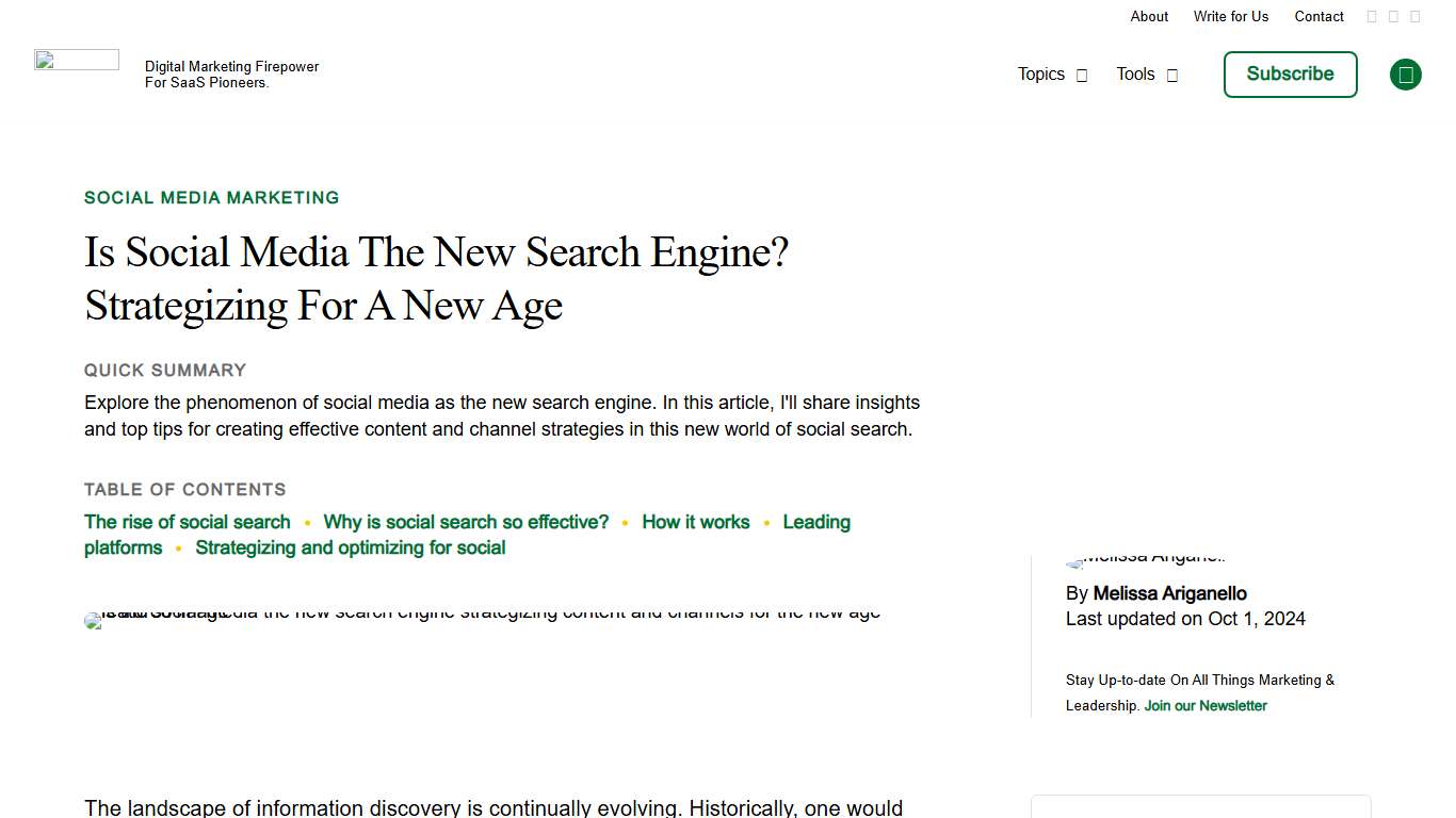 Social Media As A Search Engine: What to Know